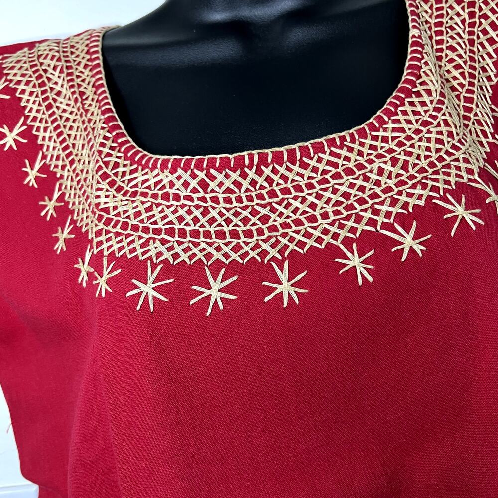 Authentic Mexican Women's Shirt Size M - Picture 6 of 9